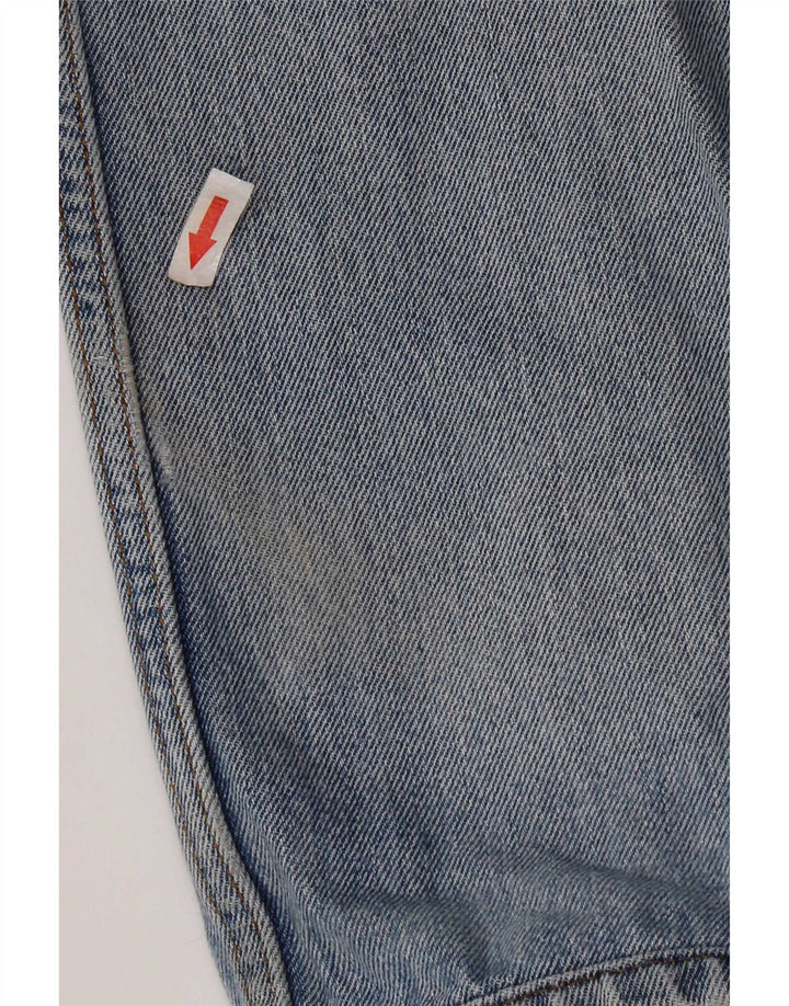 Męskie jeansy Levi's 505 w trudnej sytuacji W34 L28 Niebieska bawełna