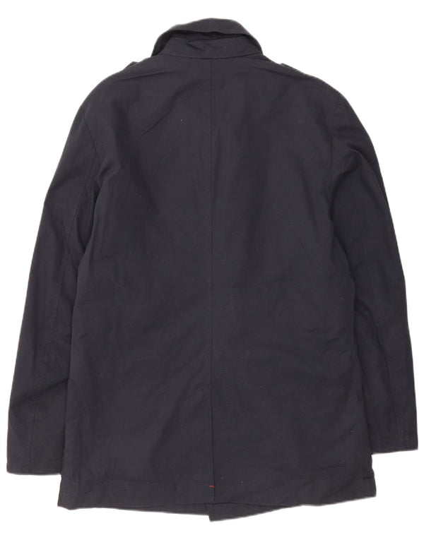 Płaszcz męski Superdry Pea Coat UK 40, duży, granatowy, bawełniany