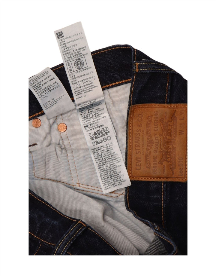 Męskie jeansy LEVI'S 510 Skinny W33 L28 Granatowa bawełna