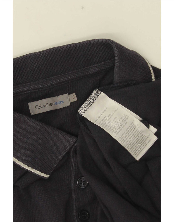 Męska koszulka polo Calvin Klein, mała, granatowa, bawełniana