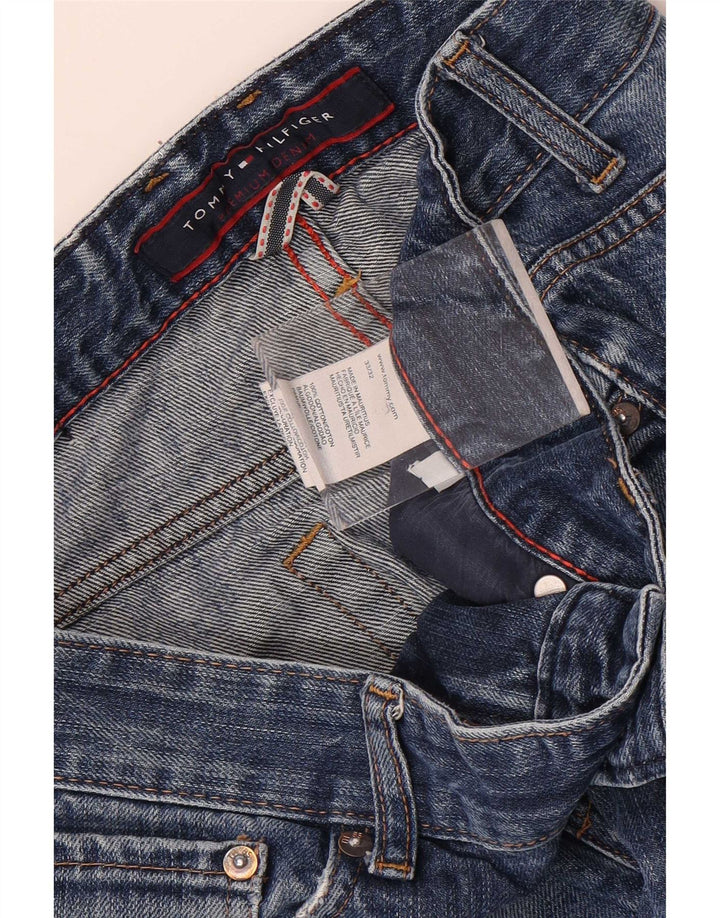 Męskie proste dżinsy Tommy Hilfiger W33 L32 Niebieskie bawełniane