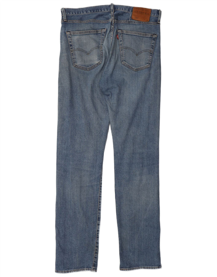 Męskie jeansy LEVI'S 501 Straight W33 L34 Niebieskie bawełniane
