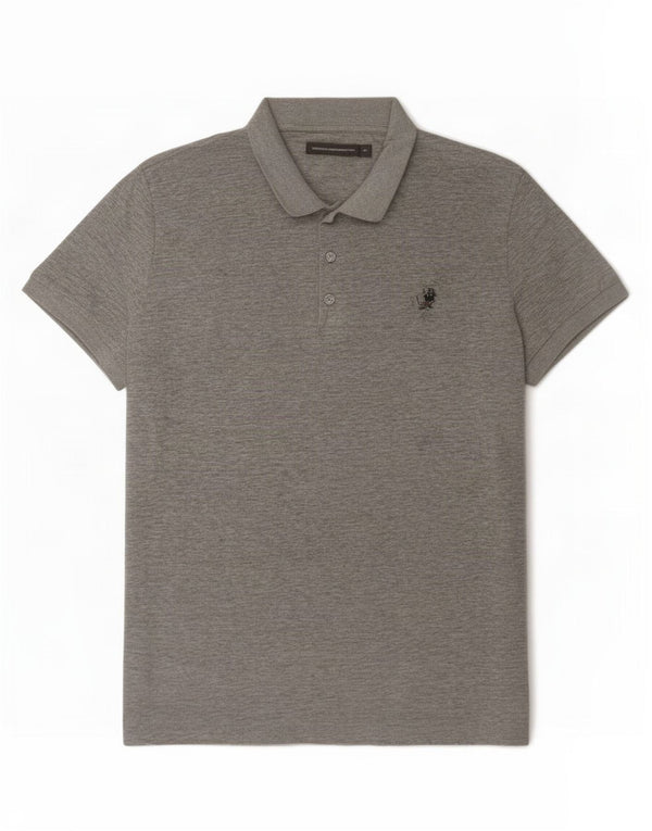 Męska koszulka polo French Connection XL, szara, bawełniana