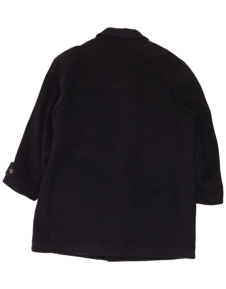 Płaszcz męski Rehbochloden EU 58 4XL granatowy wełniany