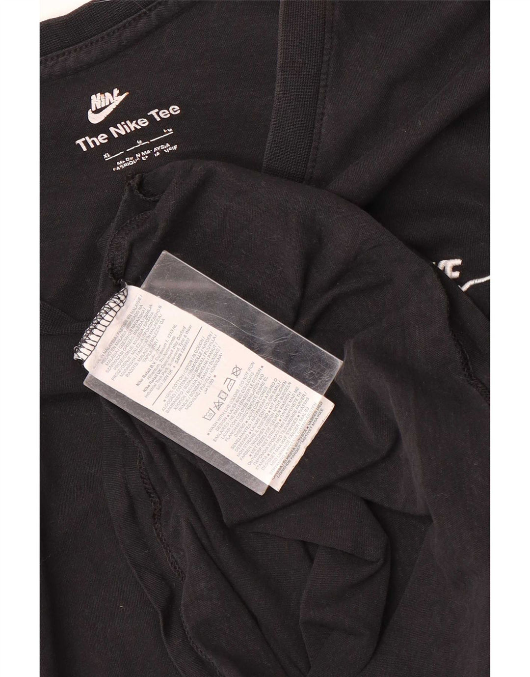 T-shirt męski Nike XL, czarny, bawełniany