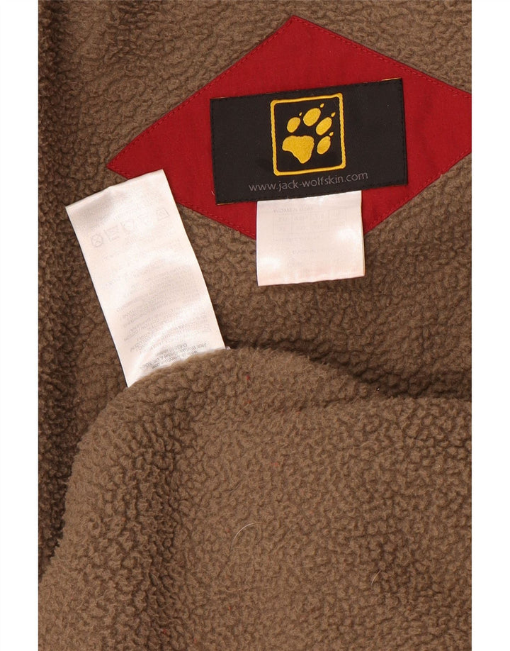 Damska kurtka wiatrówka Jack Wolfskin UK 18/20 XL, czerwony poliester