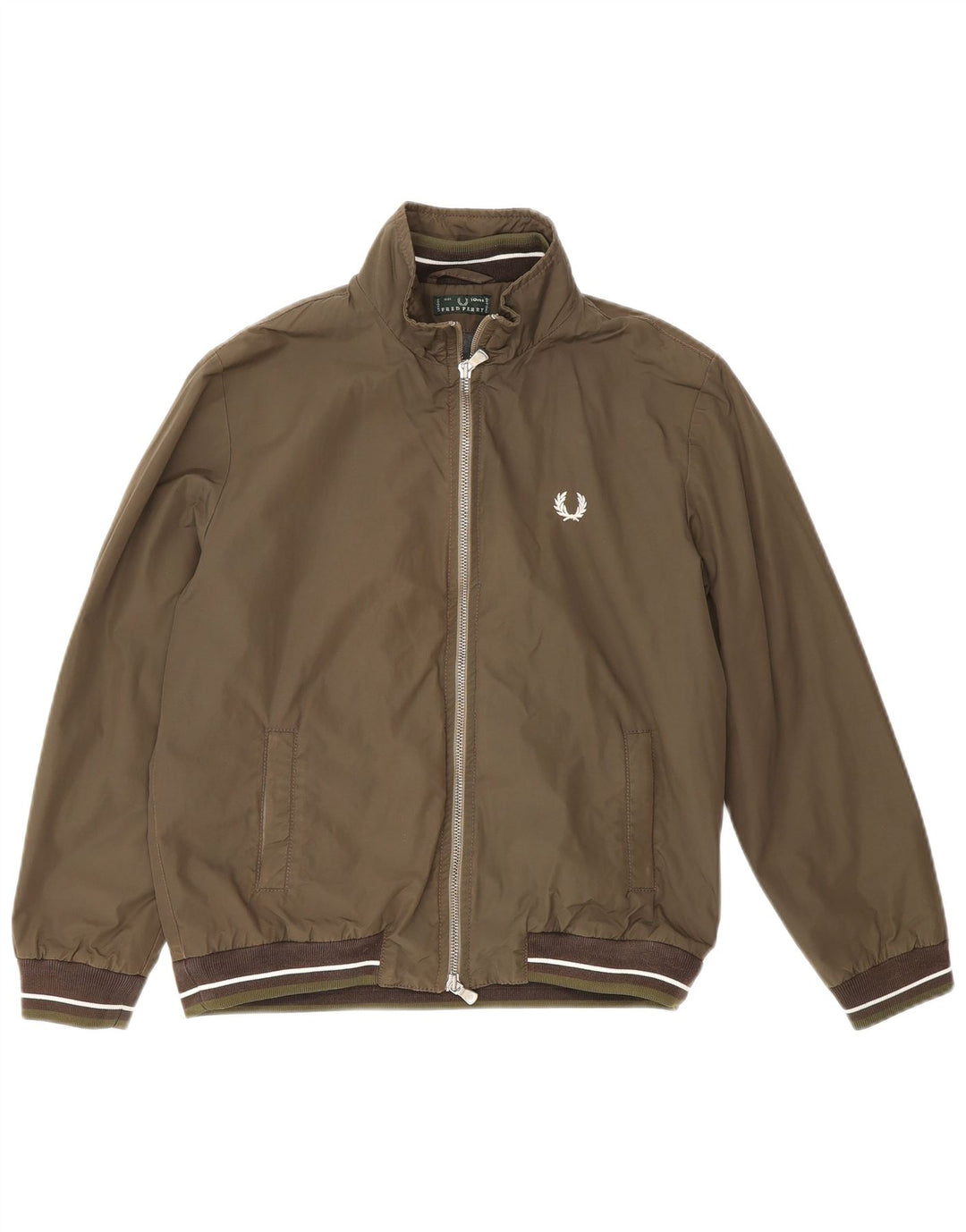 Chłopięca kurtka bomber Fred Perry 9-10 lat, bawełna khaki
