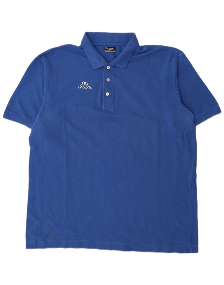 Męska koszulka polo Kappa 3XL, niebieska, bawełniana