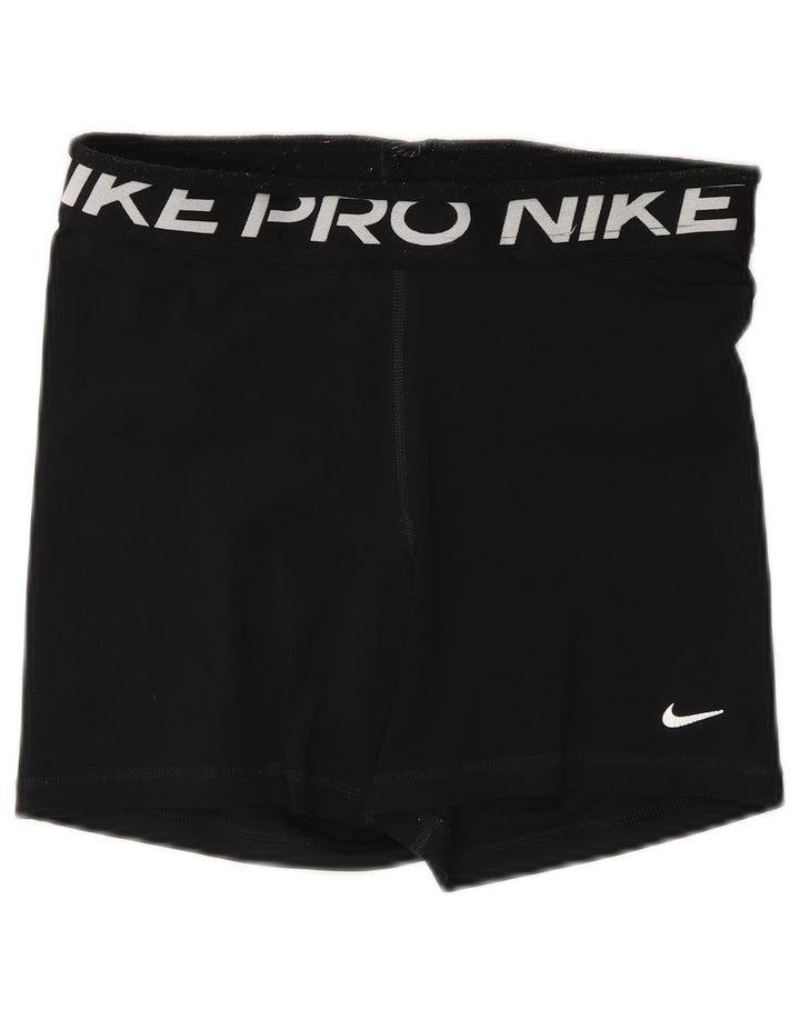 Damskie spodenki sportowe NIKE Dri Fit Graphic, średnio czarne