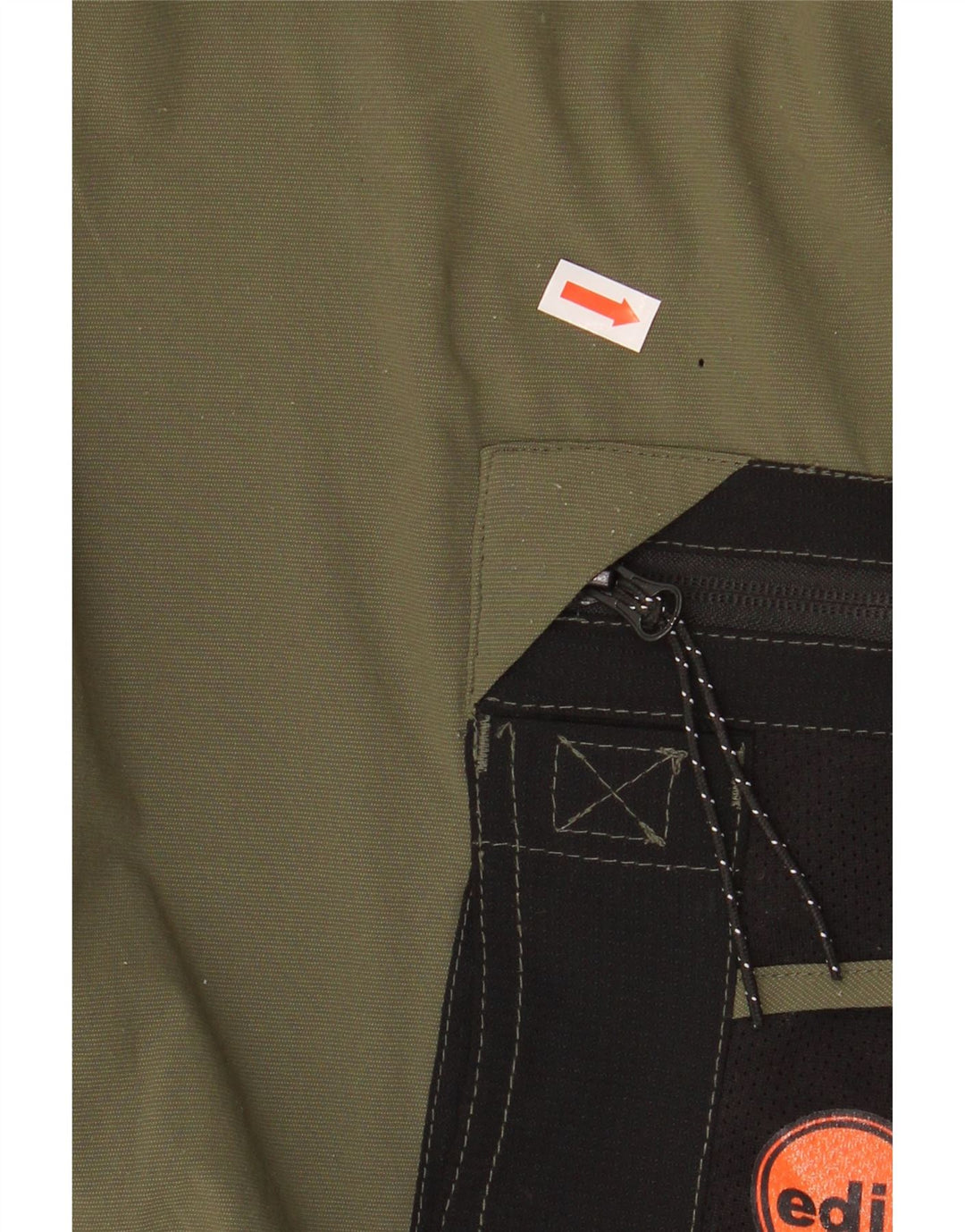 Męskie szorty cargo w stylu vintage, duże, w kolorze khaki, W34