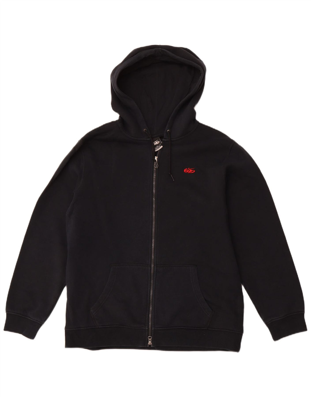 Damski sweter z kapturem i zamkiem NIKE UK 18 XL, czarna, bawełniana