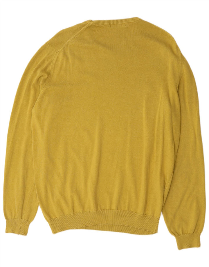 Męski sweter Massimo Dutti z dekoltem w łódkę 2XL w kolorze żółtym