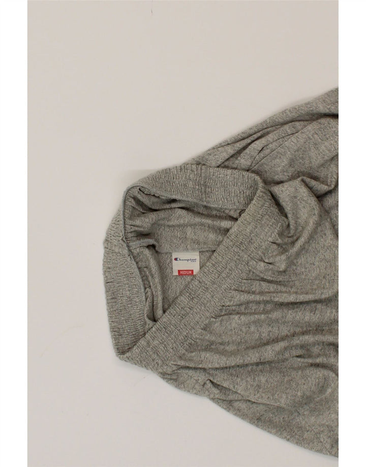 CHAMPION Womens Sport Shorts UK 12 Medium  Grey Cotton Vintage Champion and Second-Hand Champion from Messina Hembry 