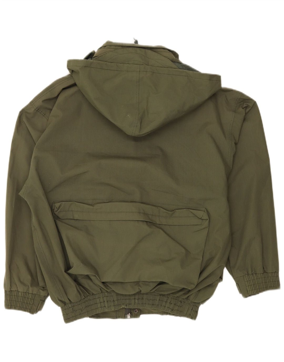 Męska kurtka użytkowa z kapturem VINTAGE UK 38, średni khaki, poliester