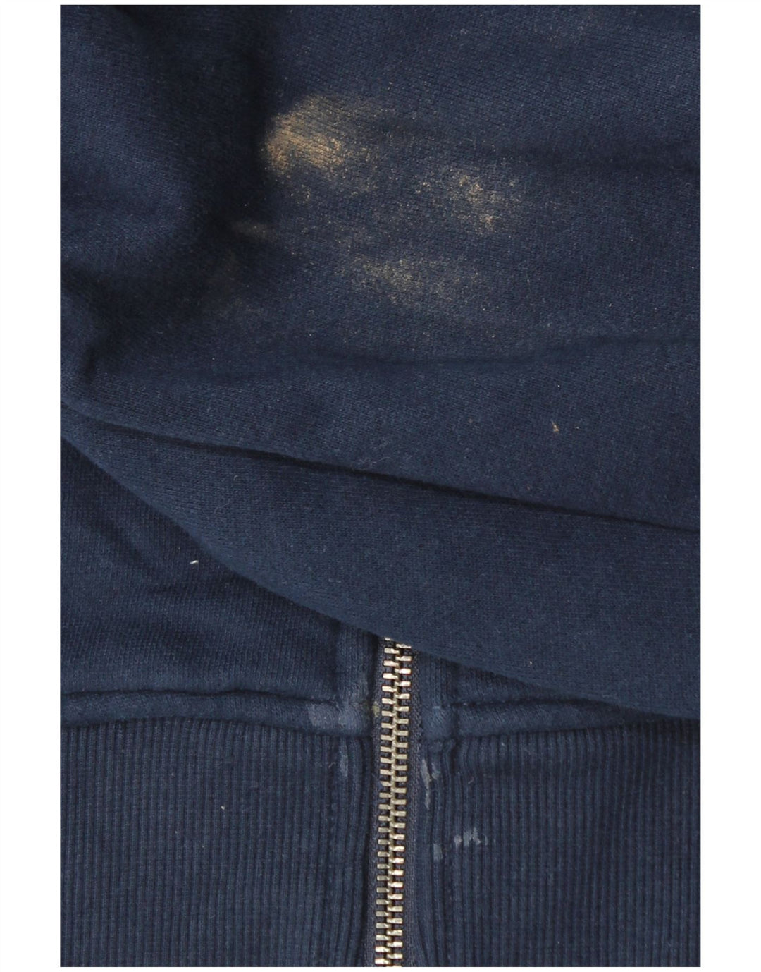 TOMMY HILFIGER Męski sweter z kapturem i zamkiem błyskawicznym, mały, granatowy, bawełniany