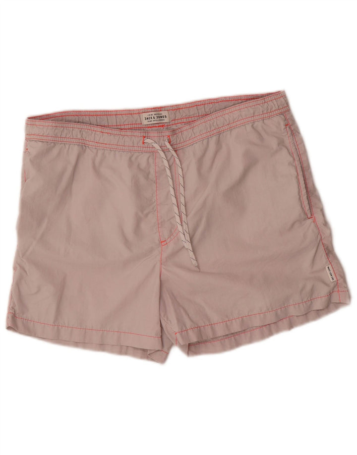 Męskie spodenki kąpielowe Jack & Jones, duże, szare, nylonowe