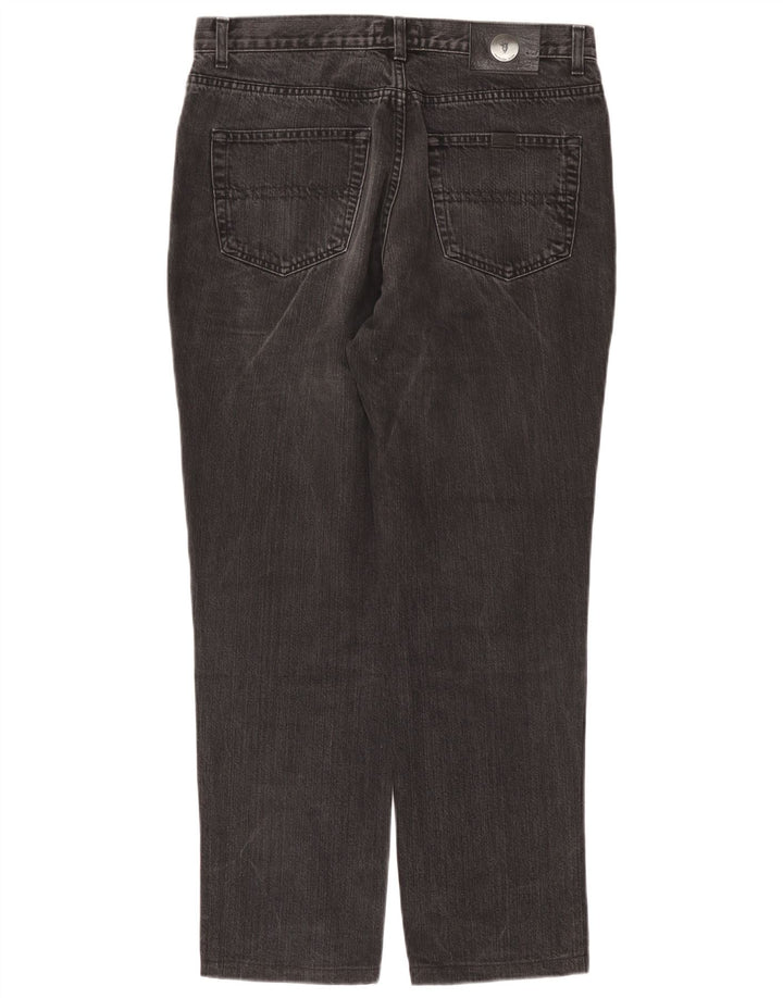 Męskie proste dżinsy Trussardi W34 L29 szare