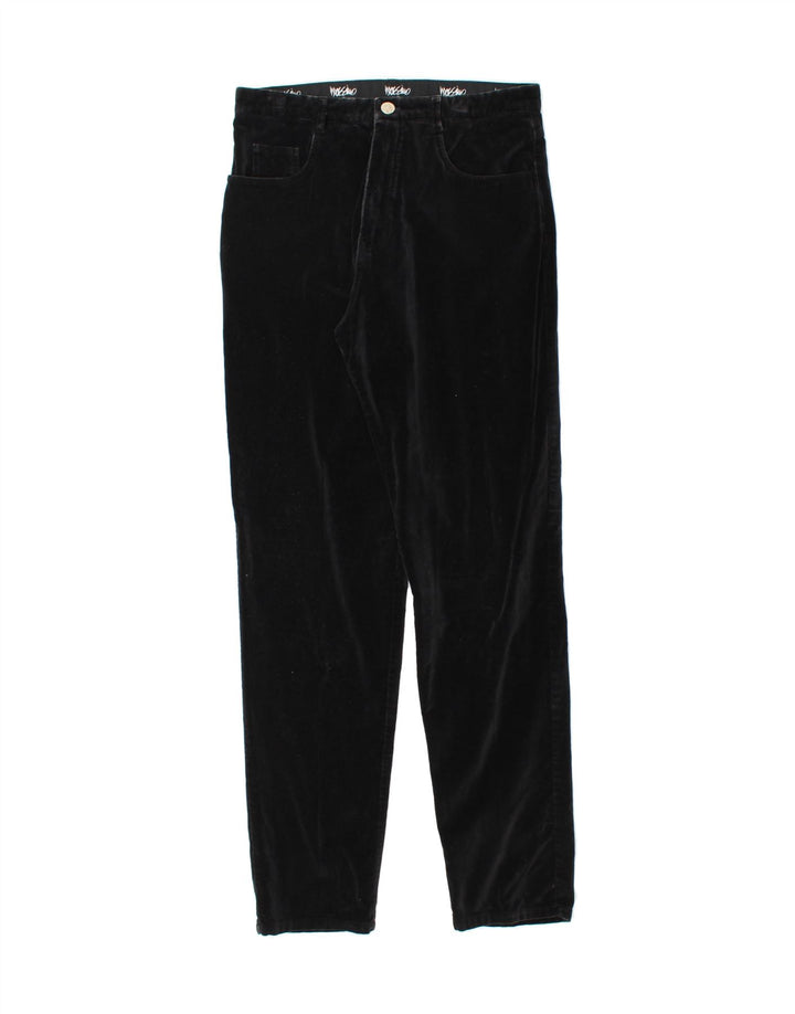 MOSSIMO Womens Slim Casual Trousers W28 L30 Black Cotton Vintage Mossimo and Second-Hand Mossimo from Messina Hembry 
