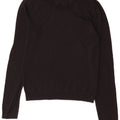 Sweter damski Zara z okrągłym dekoltem UK 10, mały, czarny