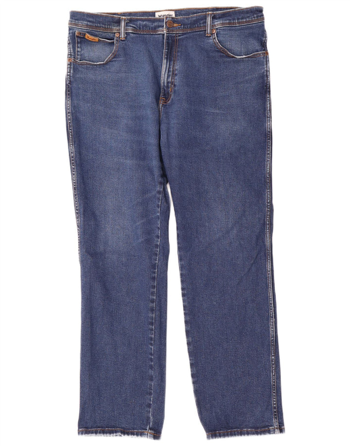 Męskie jeansy Wrangler Texas Straight W40 L32 Niebieskie, bawełniane