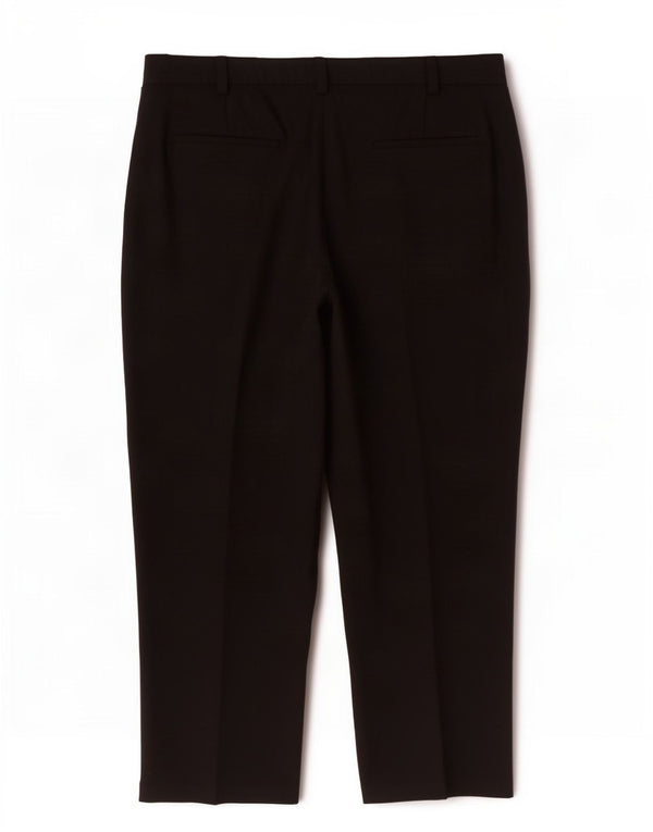 Marks & Spencer Womens High Waist Chino Trousers UK 20 2XL W40 L28 Black