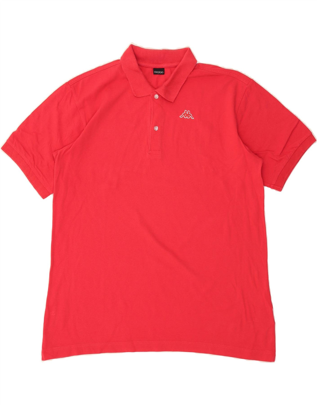 KAPPA Mens Polo Shirt XL Red Cotton Vintage Kappa and Second-Hand Kappa from Messina Hembry 