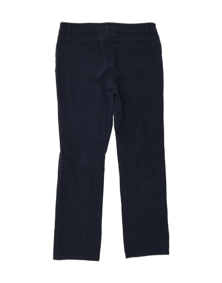 CHAPS Womens Straight Jeans US 8 Medium W32 L28 Navy Blue Cotton Vintage Chaps and Second-Hand Chaps from Messina Hembry 