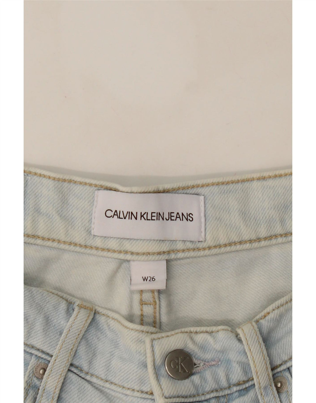 Damskie spodenki jeansowe CALVIN KLEIN W26 Small Blue