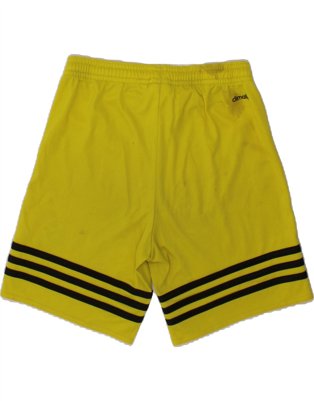ADIDAS Boys Climalite Sport Shorts 9-10 Years Medium  Yellow Polyester Vintage Adidas and Second-Hand Adidas from Messina Hembry 