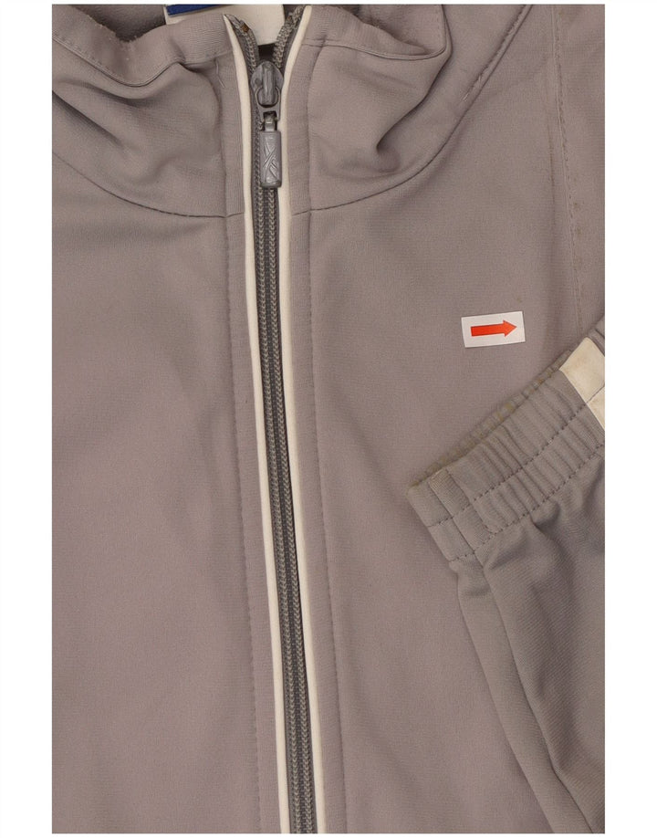 REEBOK Mens Graphic Tracksuit Top Jacket Medium Grey
