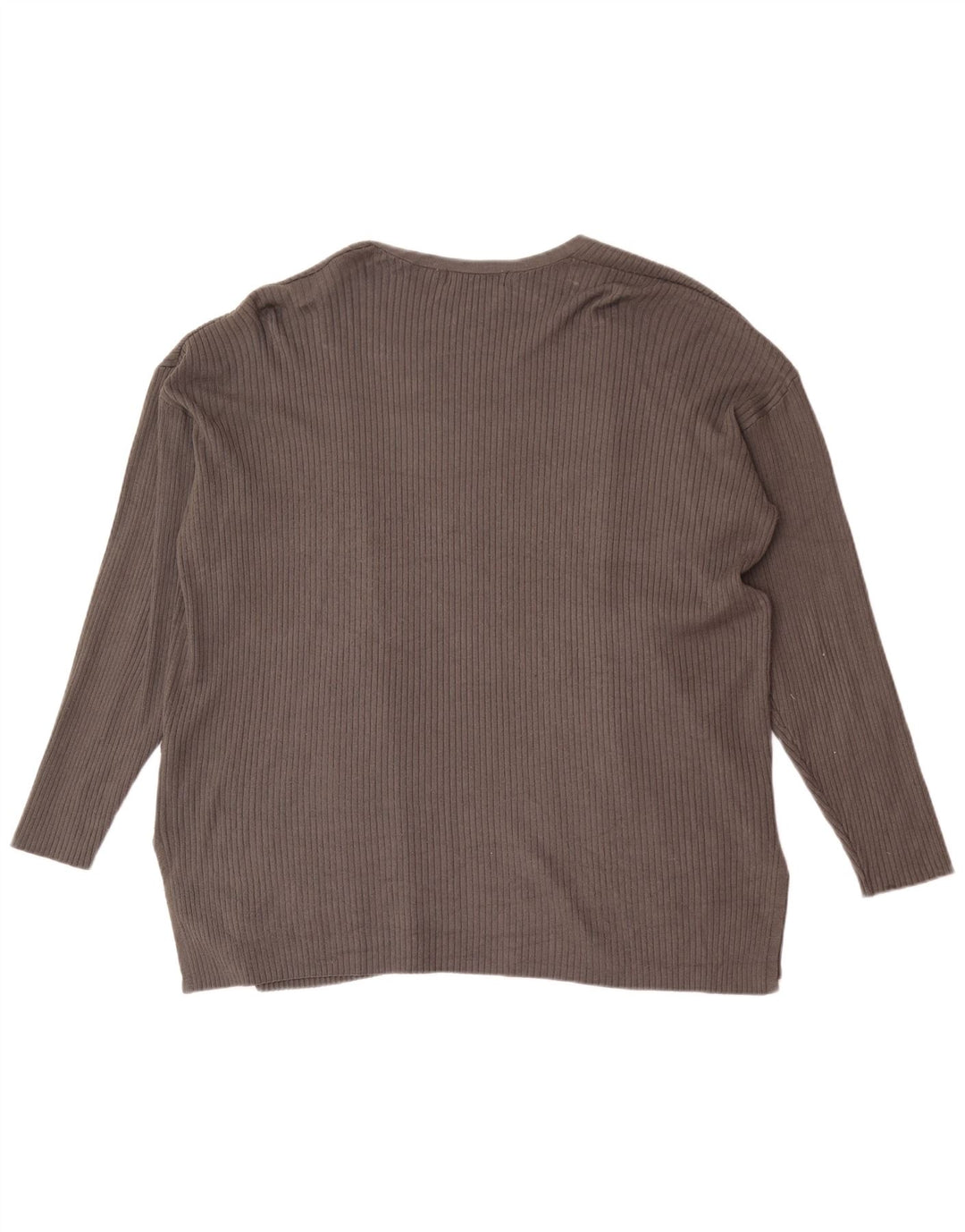 Marks & Spencer Damski sweter o swobodnym kroju, UK 14, duży, szary