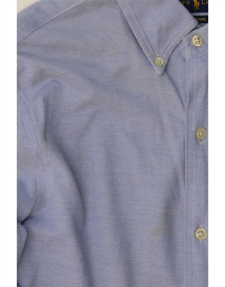 Koszula męska Ralph Lauren, mała, niebieska, bawełniana