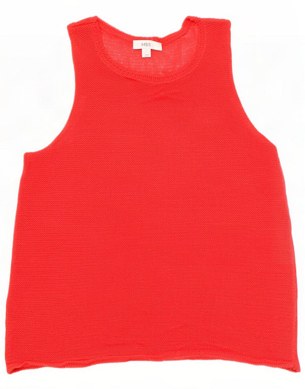 Kamizelka damska Marks & Spencer Top UK 10 Small Red Akryl