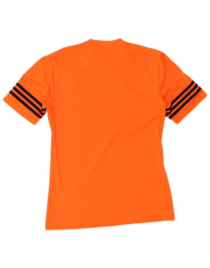 Męski T-shirt ADIDAS Climalite, mały, pomarańczowy, poliester