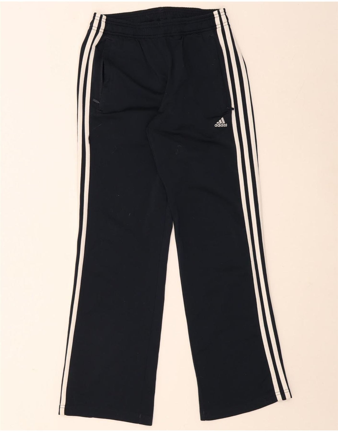Adidas Chłopięce Spodnie Dresowe 13-14 Lat Granatowe Poliester