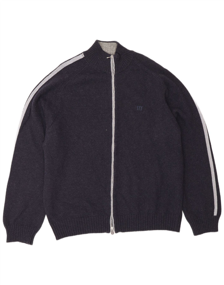 Sweter męski Henry Cottons 3XL granatowy wełniany