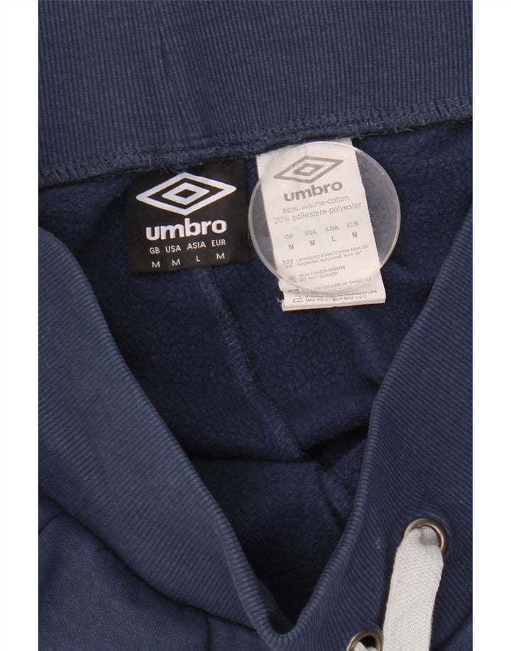 Męskie spodnie dresowe Umbro, średniej wielkości, granatowe, bawełniane