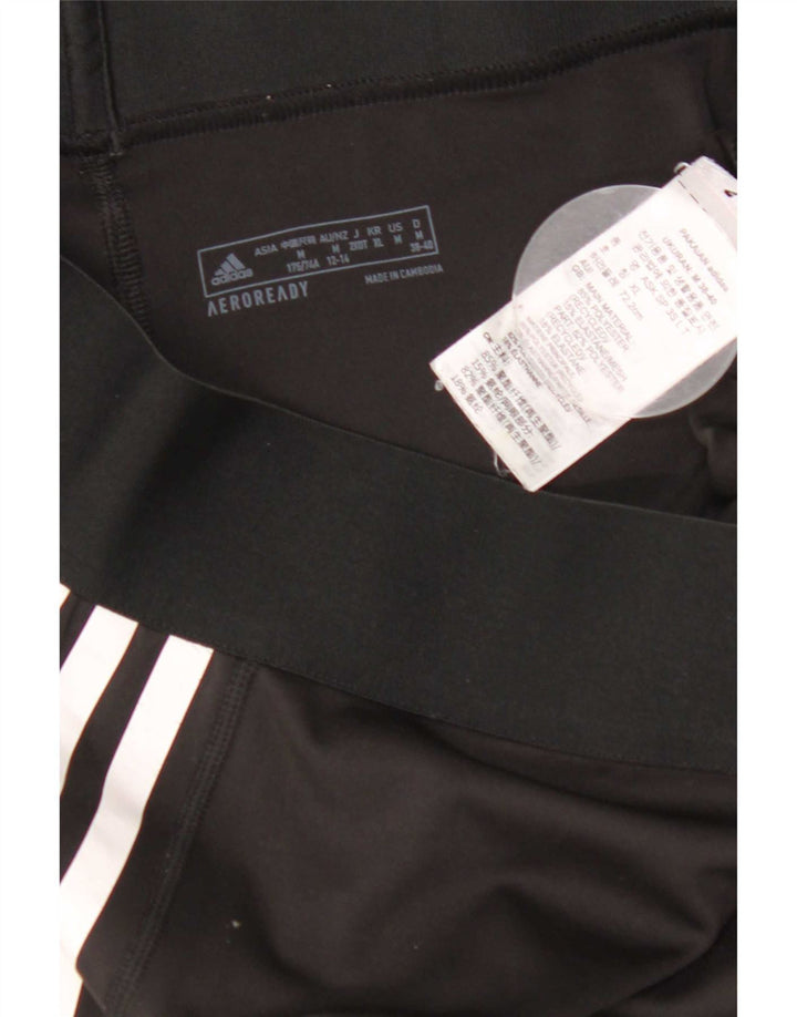 Damskie legginsy Adidas Aeroready UK 12/14, średni czarny poliester