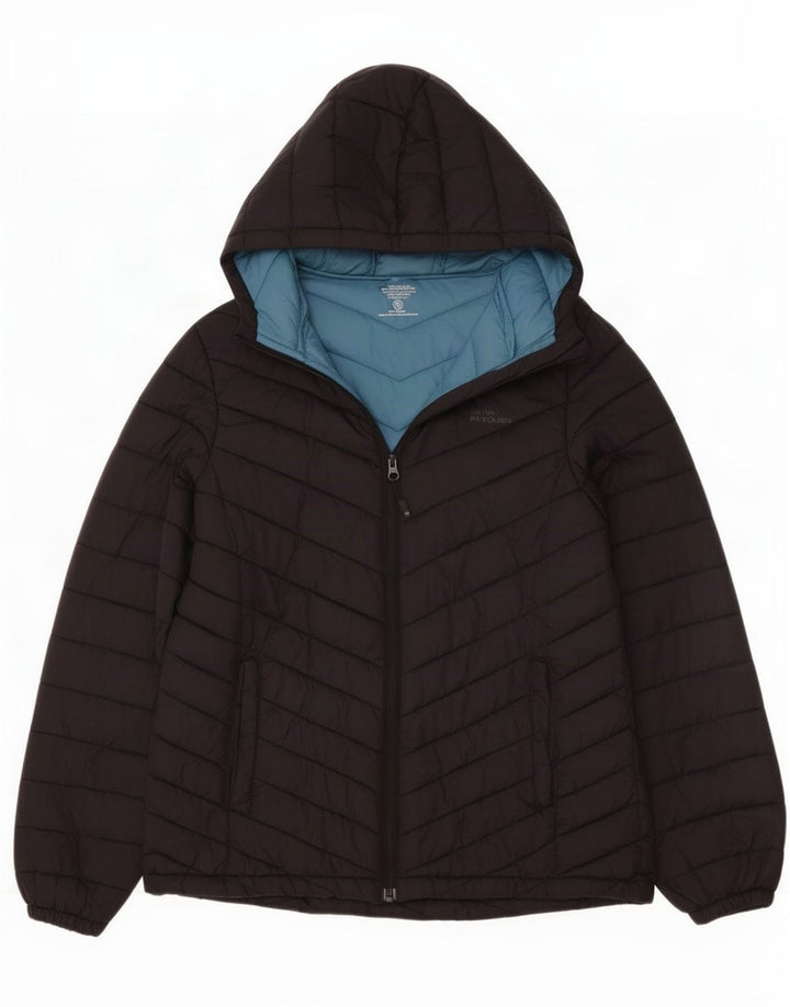 Damska ocieplana kurtka z kapturem Mountain Warehouse UK 12 Medium Black Nylon