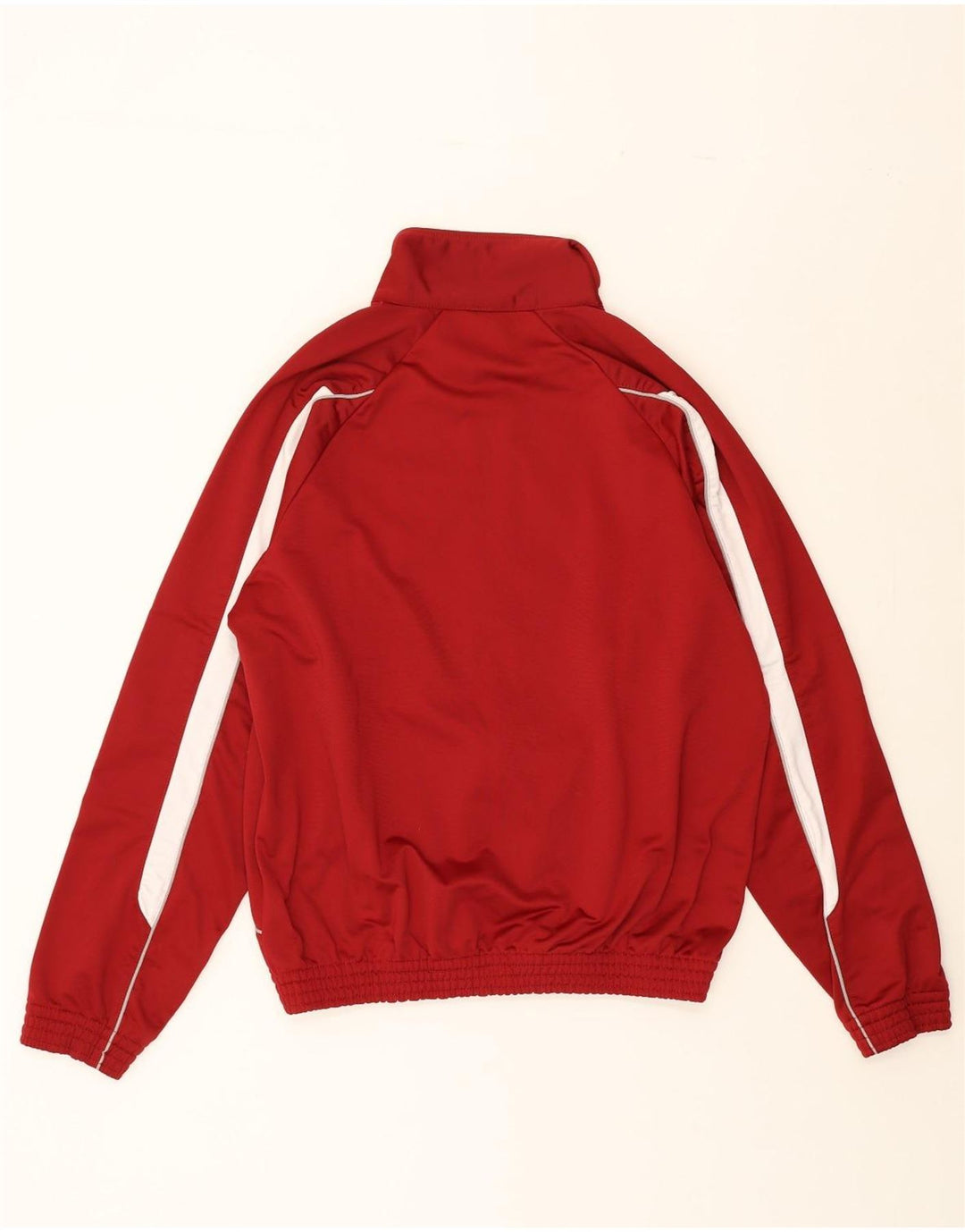 ERREA Mens Graphic Tracksuit Top Jacket Large Red Colourblock Polyester Vintage Errea and Second-Hand Errea from Messina Hembry 