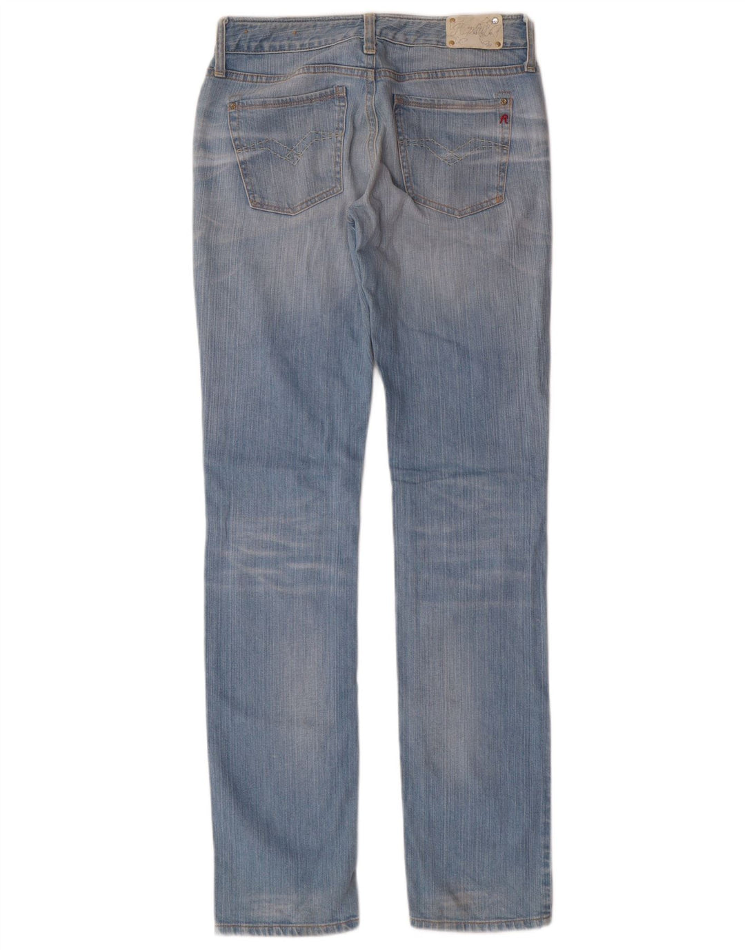 Jeansy damskie Replay W28 L34 Niebieskie bawełniane