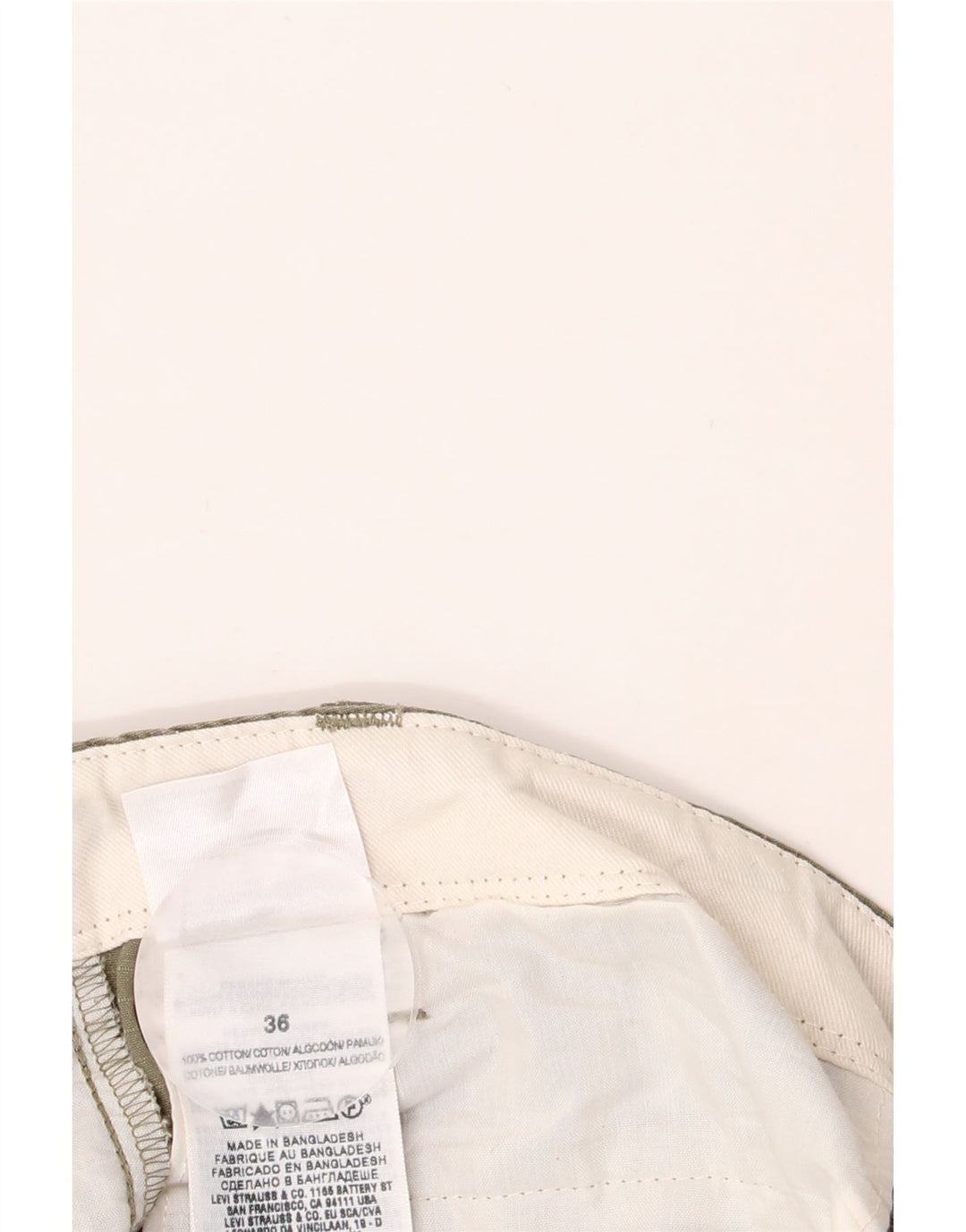 DOCKERS Mens Cargo Shorts W36 Large Khaki Pinstripe Cotton Vintage Dockers and Second-Hand Dockers from Messina Hembry 