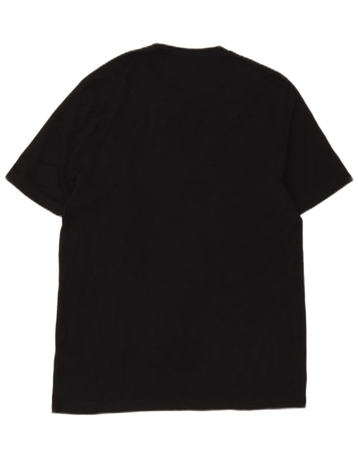 Męski T-shirt z grafiką Dkny, mały, czarny, bawełniany