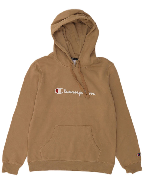 Damska bluza z kapturem Champion Graphic UK 18 XL, brązowa bawełna