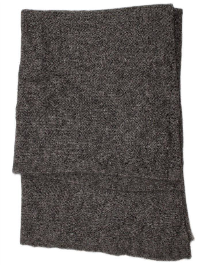 Amerykański szalik damski w stylu vintage, prostokątny, jeden rozmiar, szary