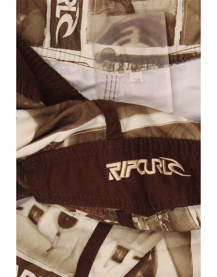 Męskie szorty kąpielowe Rip Curl Graphic XL, brązowe, patchworkowe