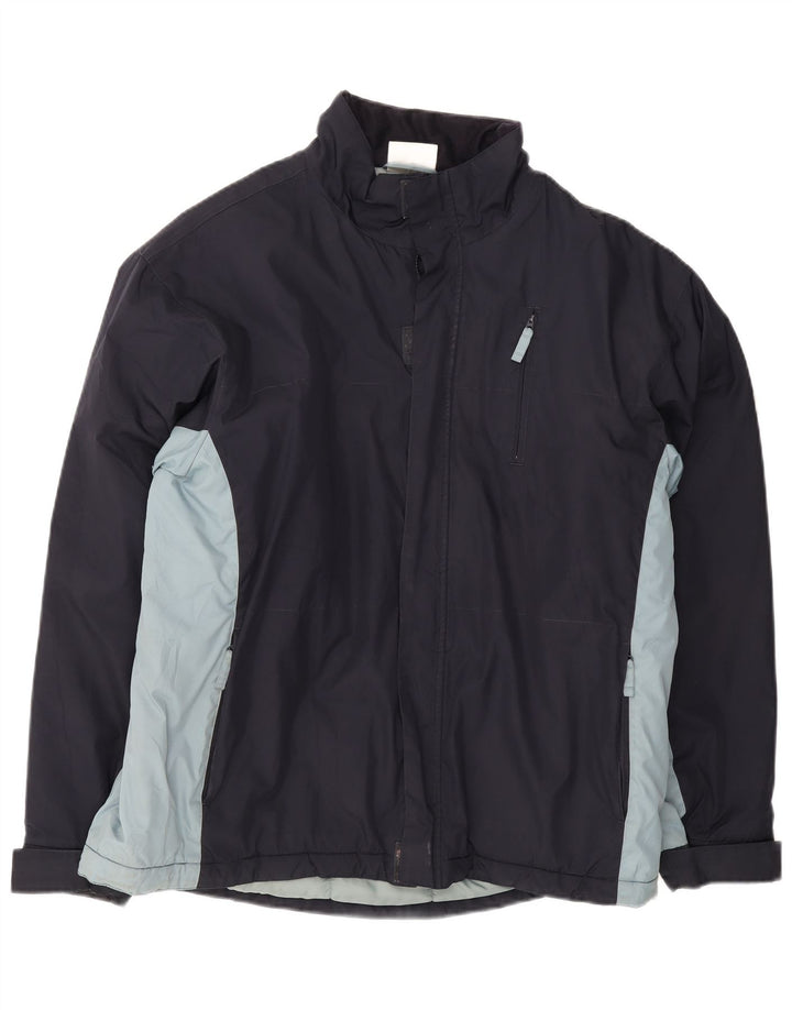 Męska kurtka wiatrówka Puma UK 42 XL Granatowy poliester z blokami kolorów