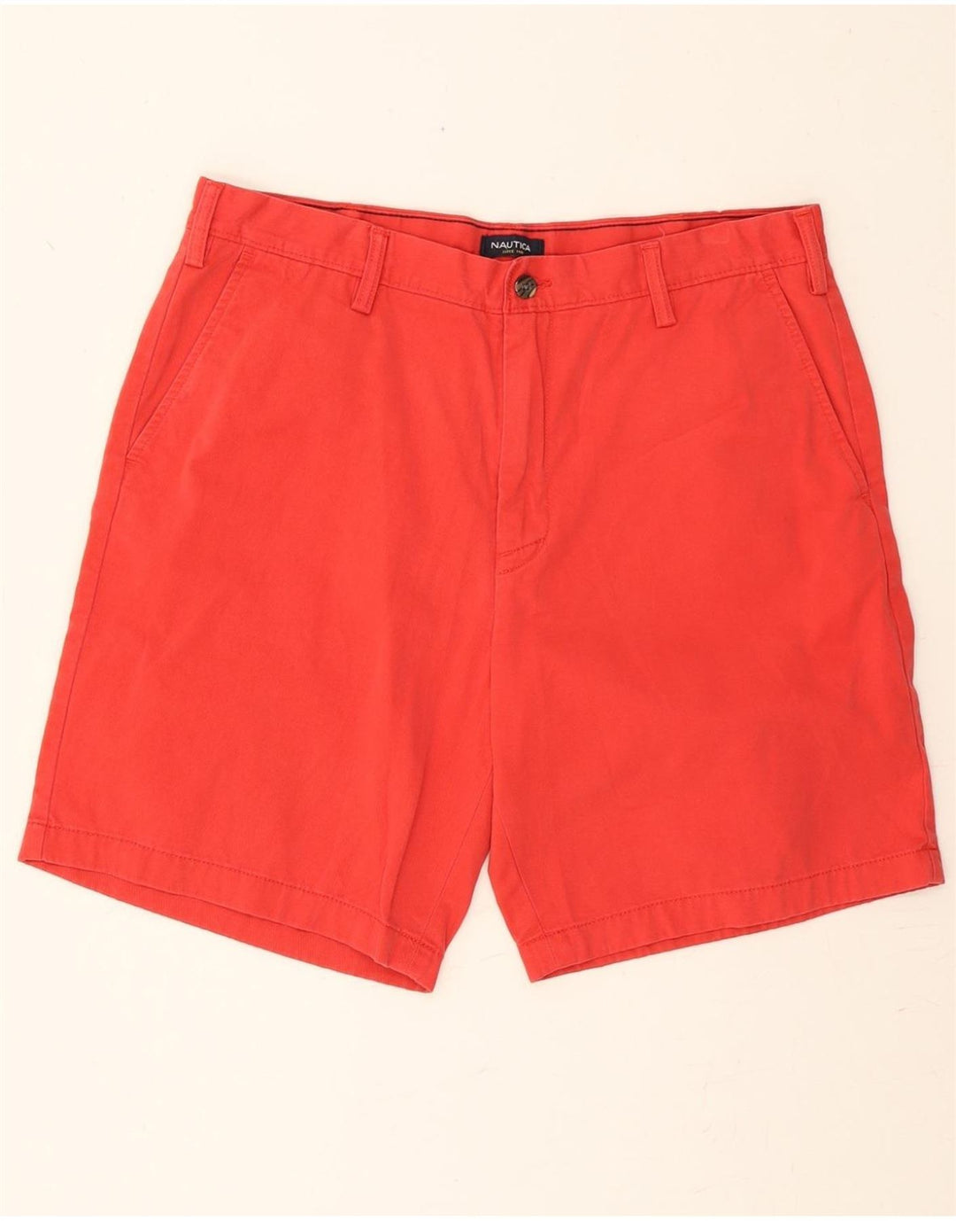 NAUTICA Mens Chino Shorts W36 Large Red Cotton Vintage Nautica and Second-Hand Nautica from Messina Hembry 