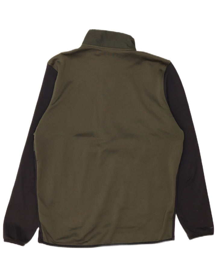 Męski sweter z grafiką UNDER ARMOUR Cold Gear, kolor khaki