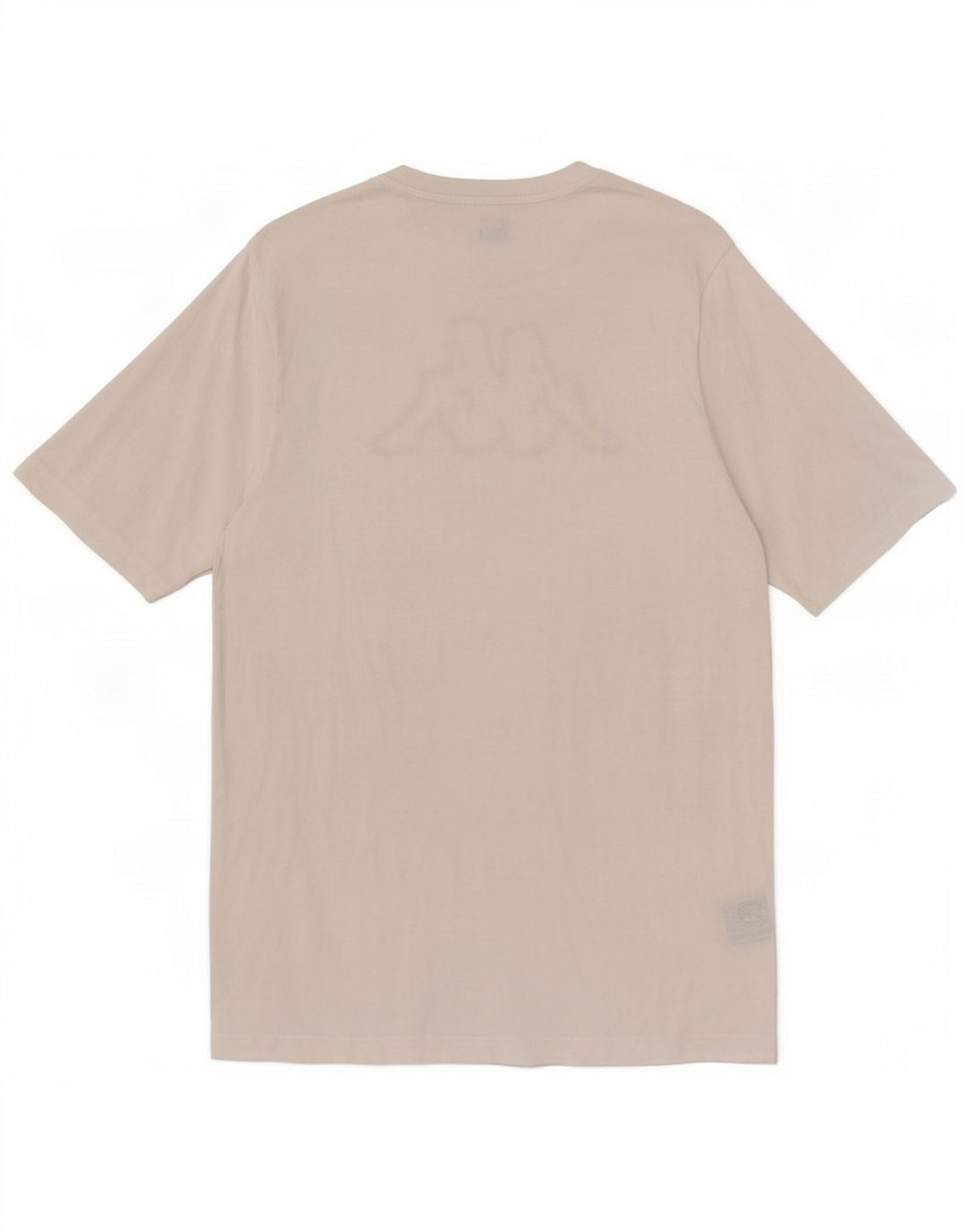 Męski T-shirt z grafiką Kappa, duży, biały, bawełniany